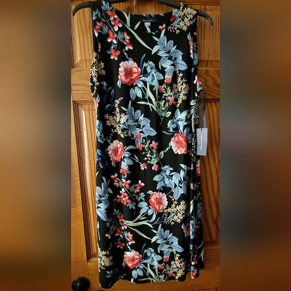 Floral print Tommy Hilfiger jersey shift dress    sz: 8 - NEW! - Picture 1 of 10